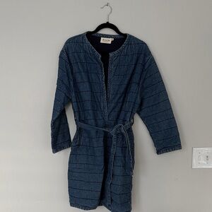 Anthropologie Blue Jean Jacket